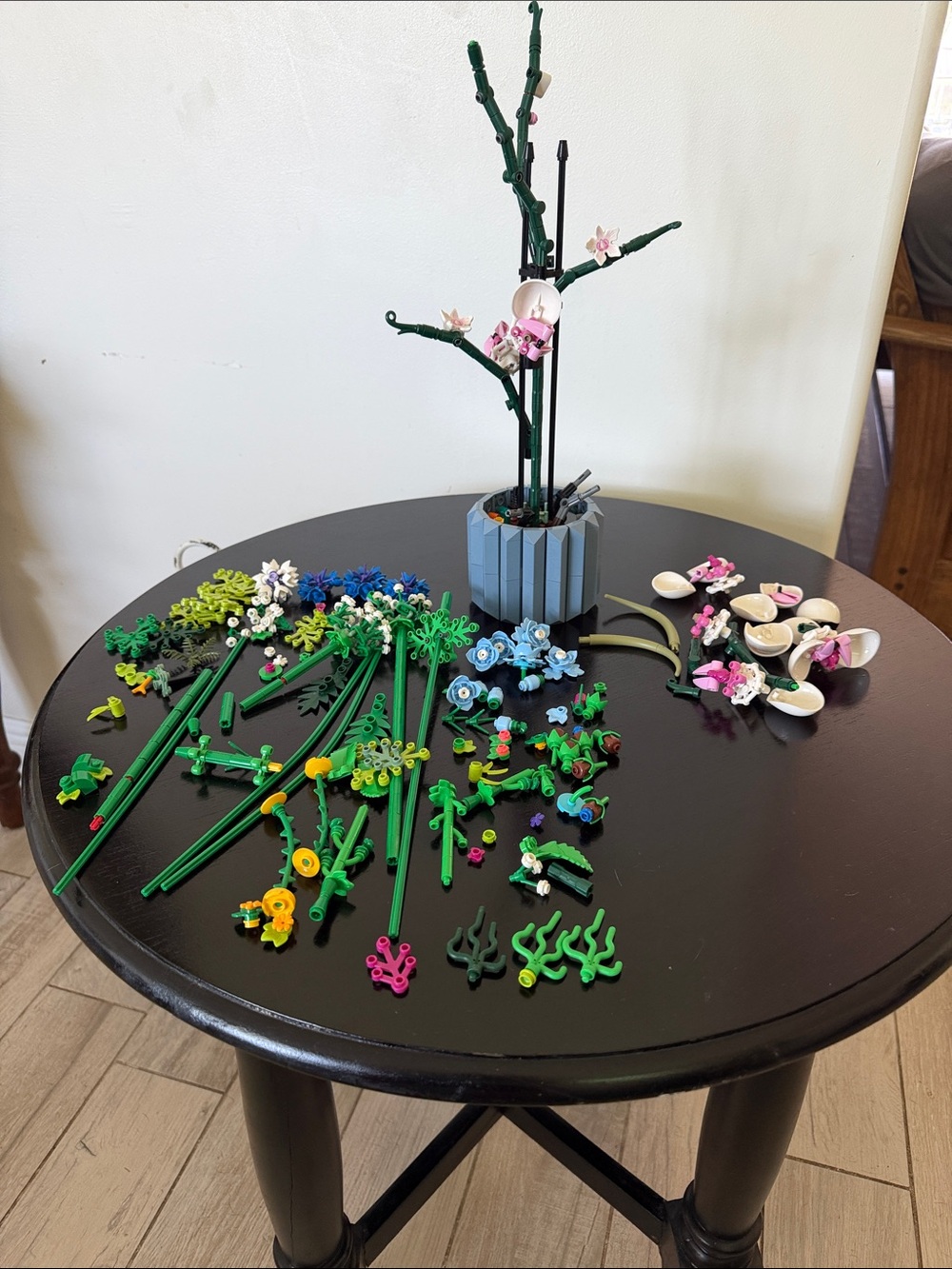 Lego botanical orchid 10311 incomplete and additional botanical stems, flowers
